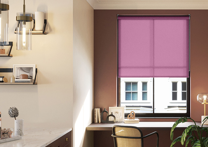 Trapani, Mauve - Roller Blind - Image 3